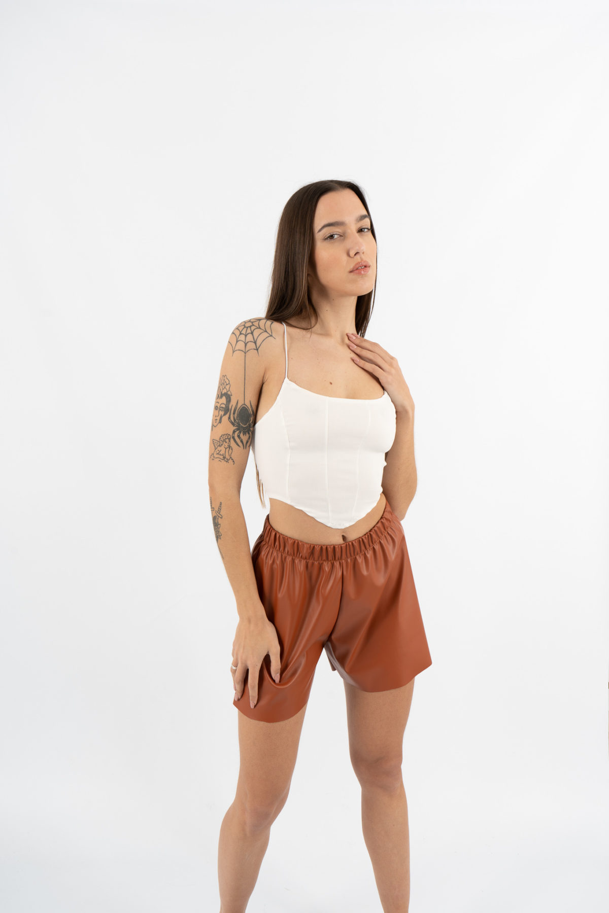 T498 - TOP CORSET CORDON ELASTICO