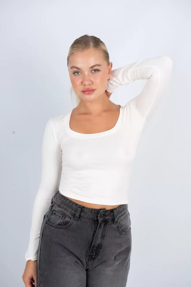 Alternative view of T668 - Camiseta Cuello Redondo Basico Liso Supersoft