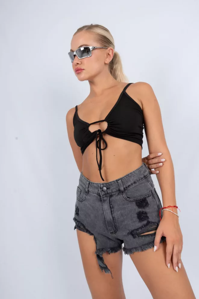 T364F - Top Milow Con Bretel Tricot