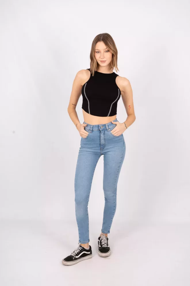 Alternative view of T569 - Musculosa Sweet Con Bordadora Morley Finito