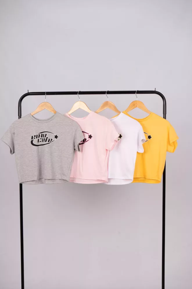 Alternative view of R075G - Remera Emo Cute Estampado Delantero Jersey 100% Alg