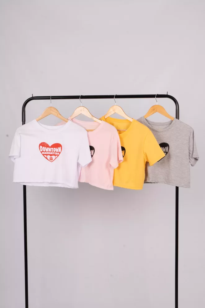 Alternative view of R043AB - Remera Downtown Manhattan Estampado Delantero Jersey 100% Alg