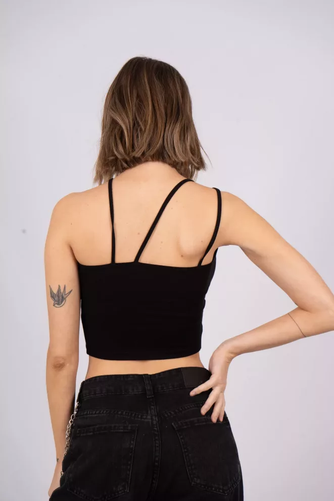 Alternative view of T613 - Top Mishka Asimetrico Morley Finito