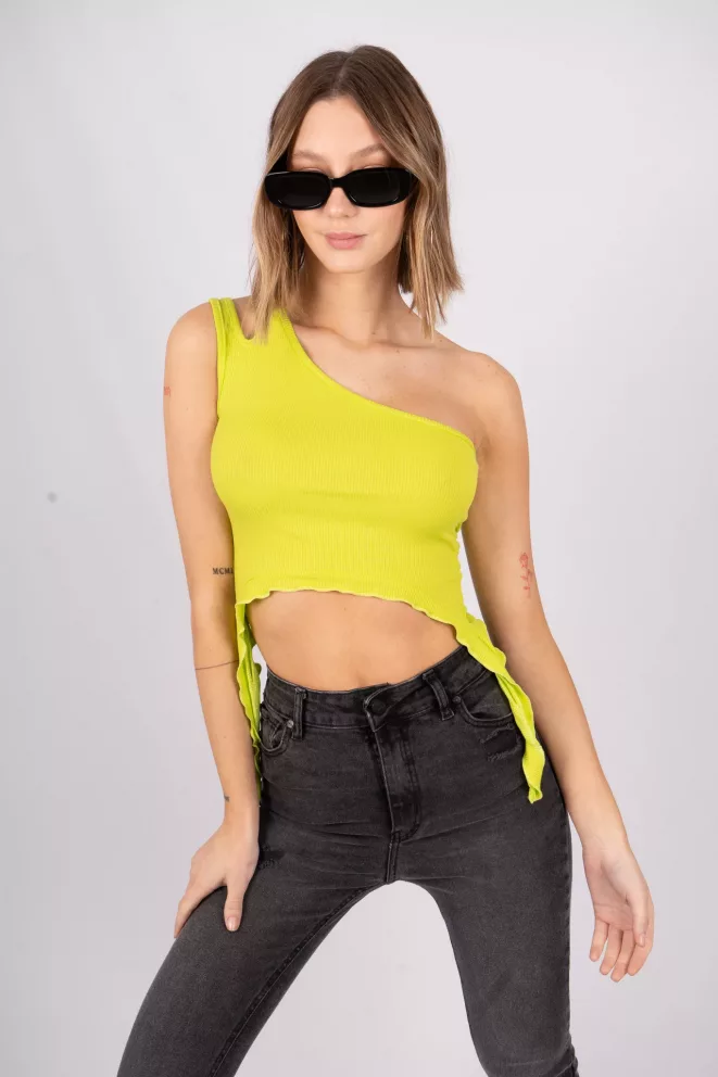 T627 - Top Hit Con Volado En Ruedo Asimetrico Morley Finito