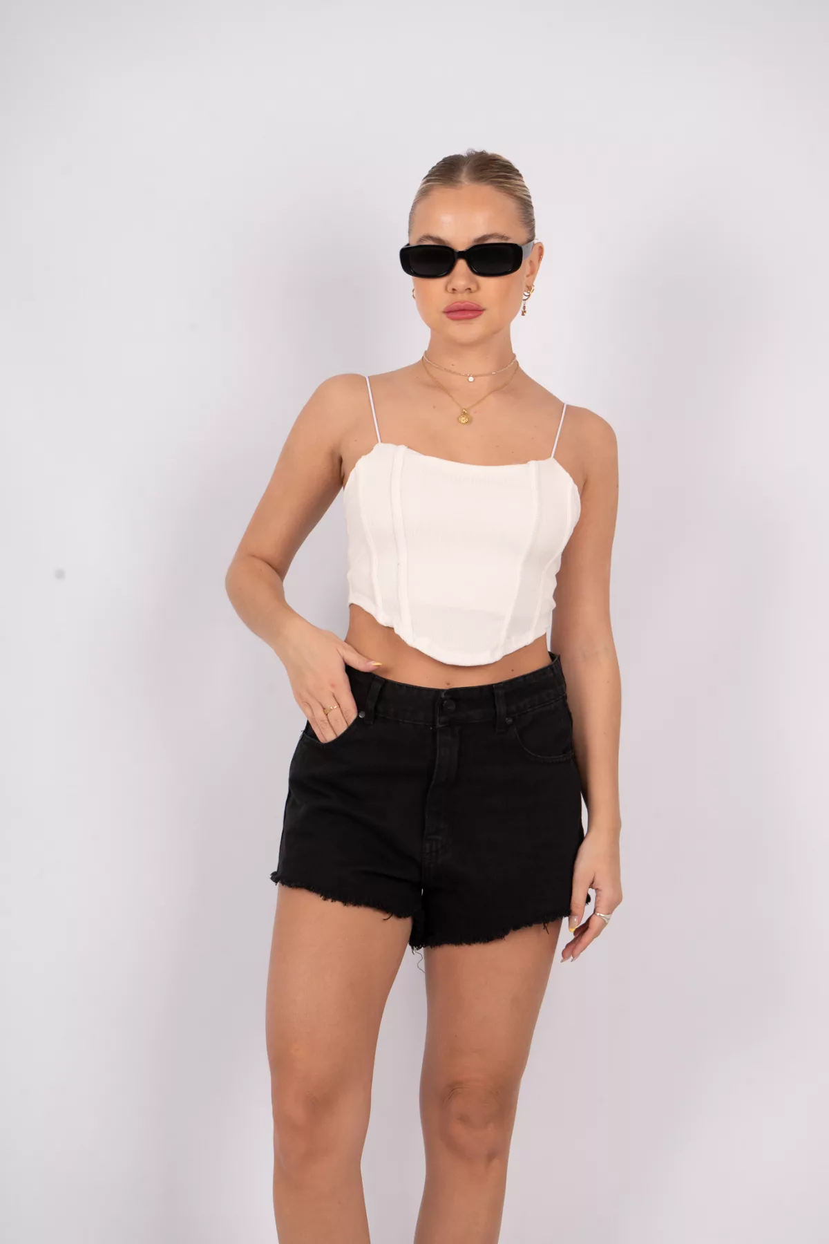 T636 - Top Elise Corset Morley Foil (Sin Ballena)