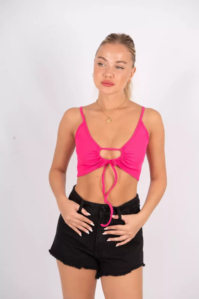 T364E - Top Milow Con Bretel Morley Lycra