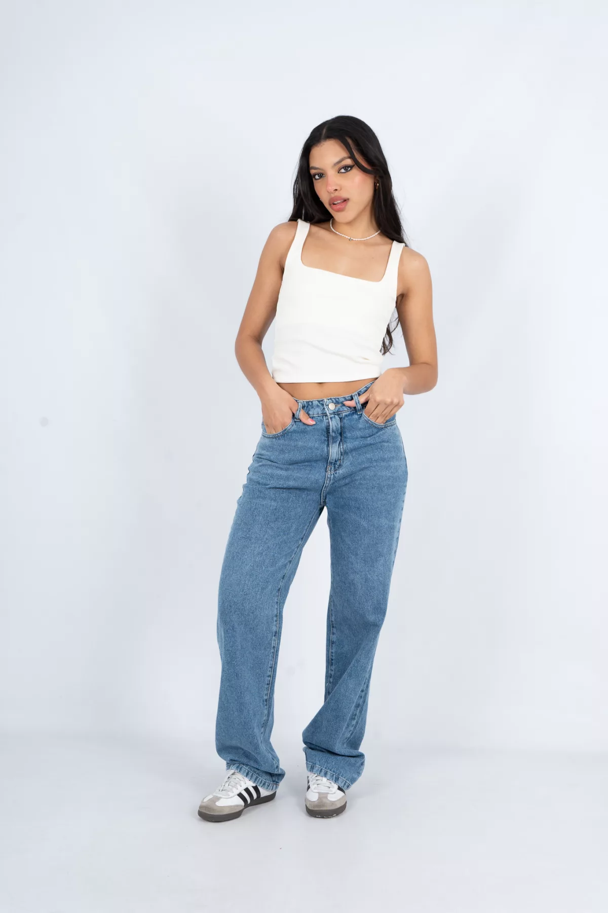 SD340 - Recto Denim Azul Rígido (Giuli)