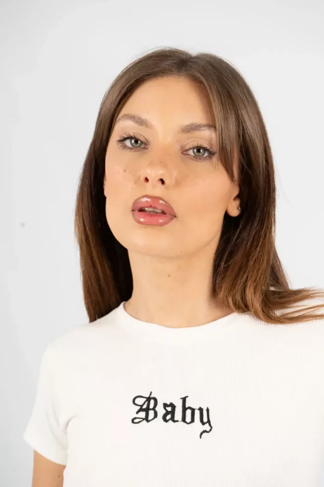 Alternative view of R065L - Remera Baby Bordado Delantero Morley