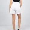 SD377 - Bermuda Denim Blanco Rígido con Roturas (Maena) - Imagen 5