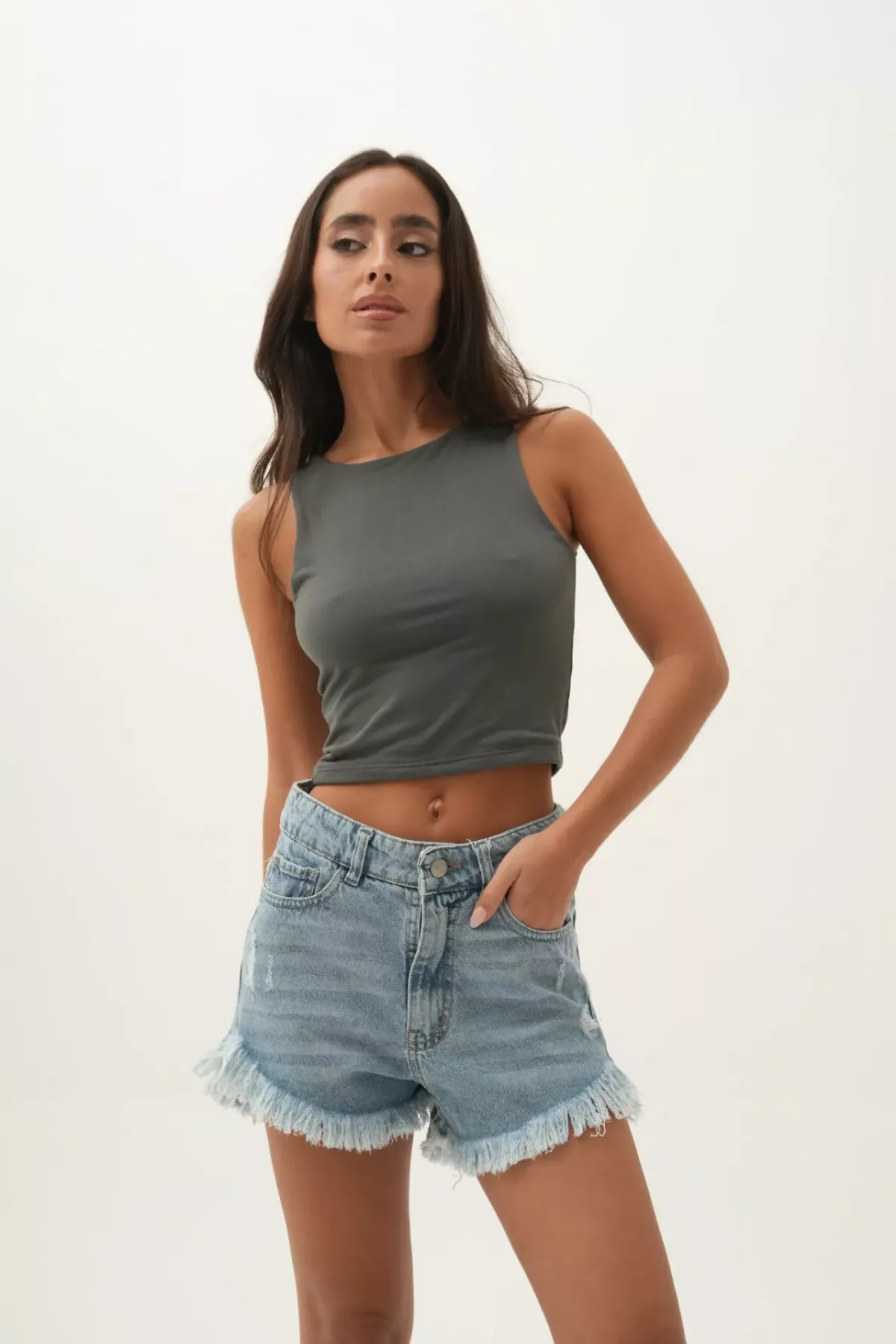 T683 - Musculosa Dina Básica Modal Soft doble forro delantero