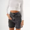 SD382 - Bermuda Denim Gris Rigido (Felicia) - Imagen 2