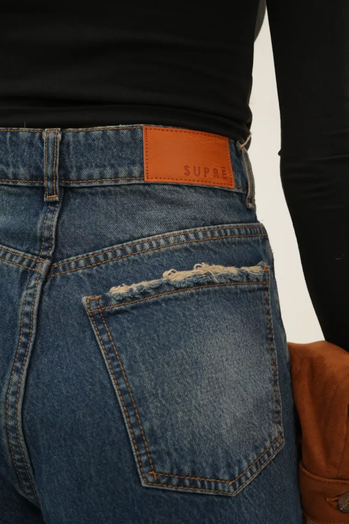 SD419 - Wide Leg Denim Oxido Rígido (Aurelia)