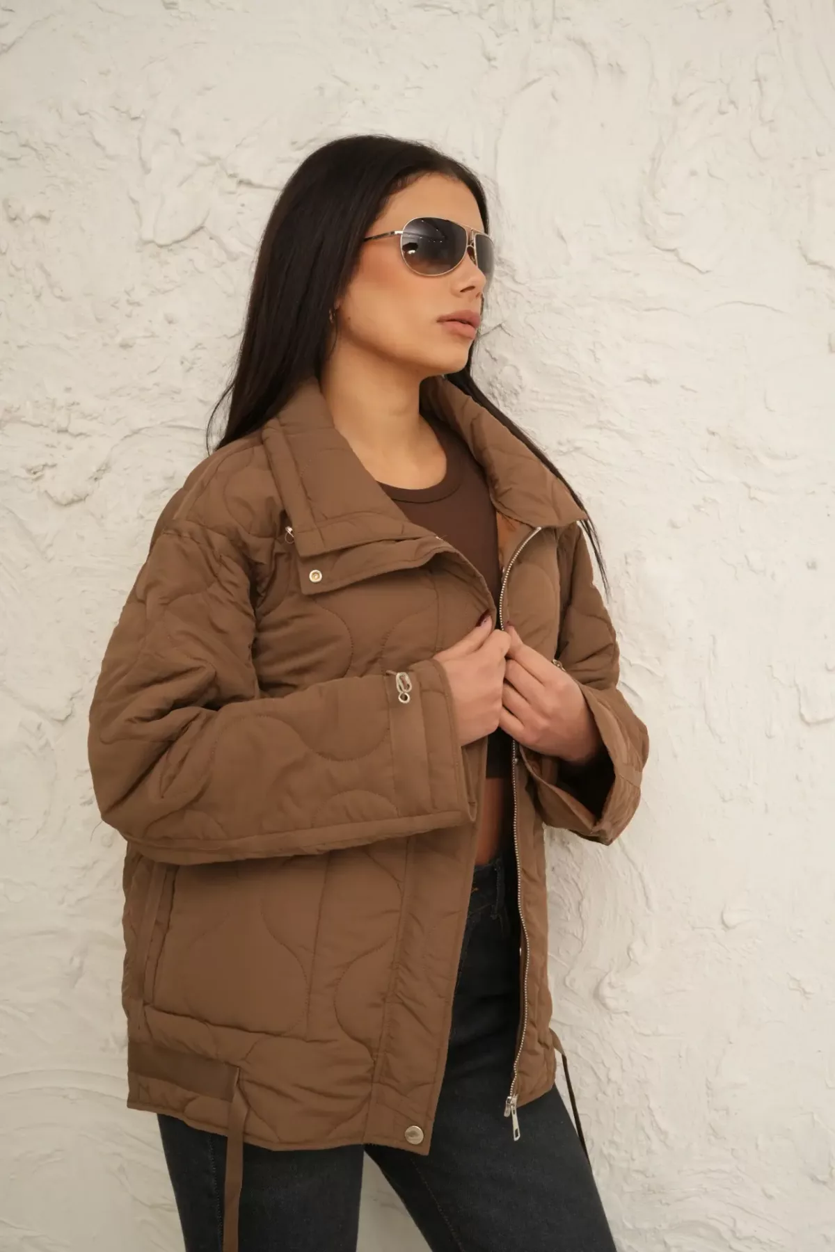 Impw208 - Campera Joaquina Matelasse Regulable Con Bolsillos