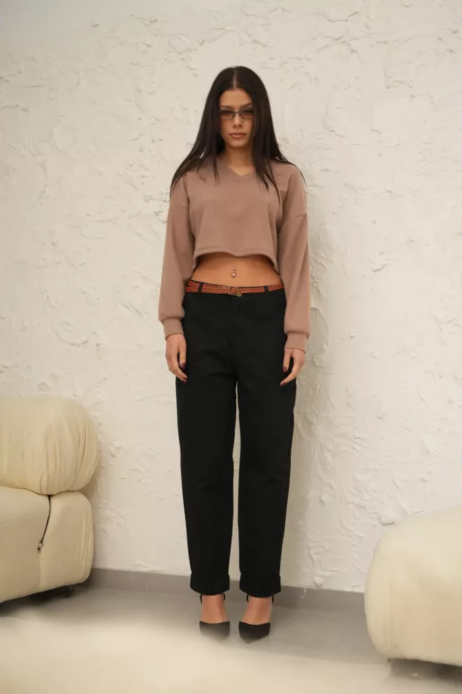 Impw207 - Pantalón Babucha Aurora Con cinto