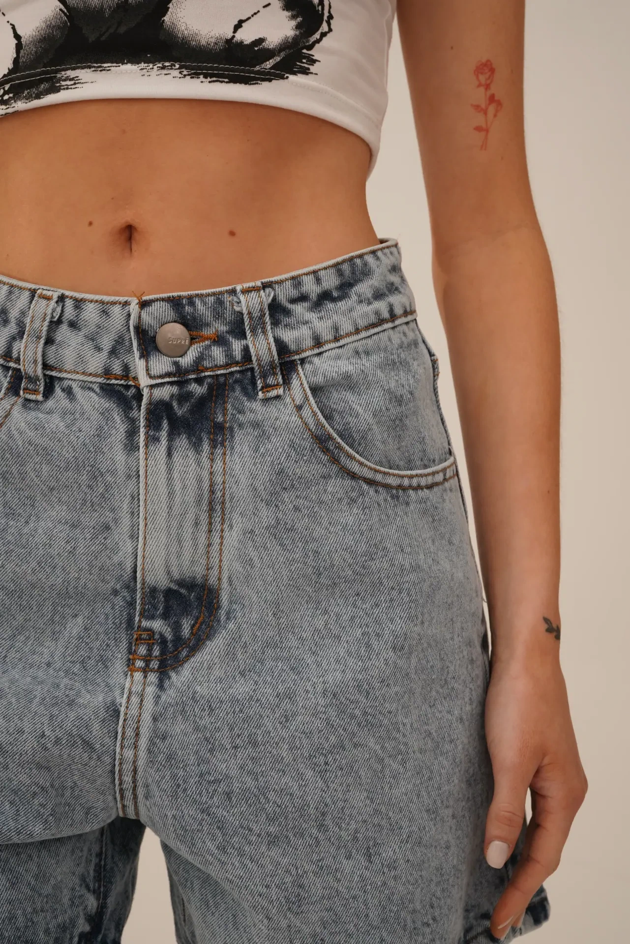 SD433 - Bermuda Denim Celeste Rígido (Bennet) - Imagen 5