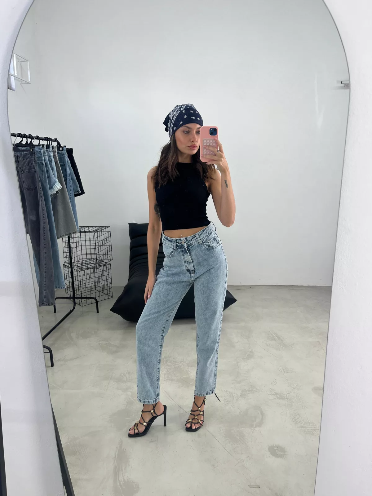 SD435 - Mom Denim Celeste Rígido (Conrad)