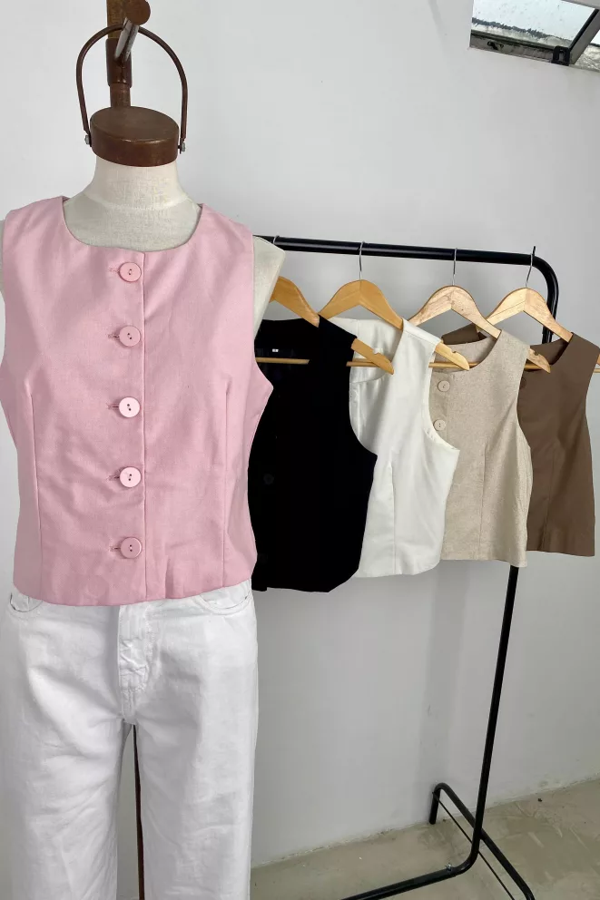 IMPS313 - Chaleco Alienor Cuello Redondo