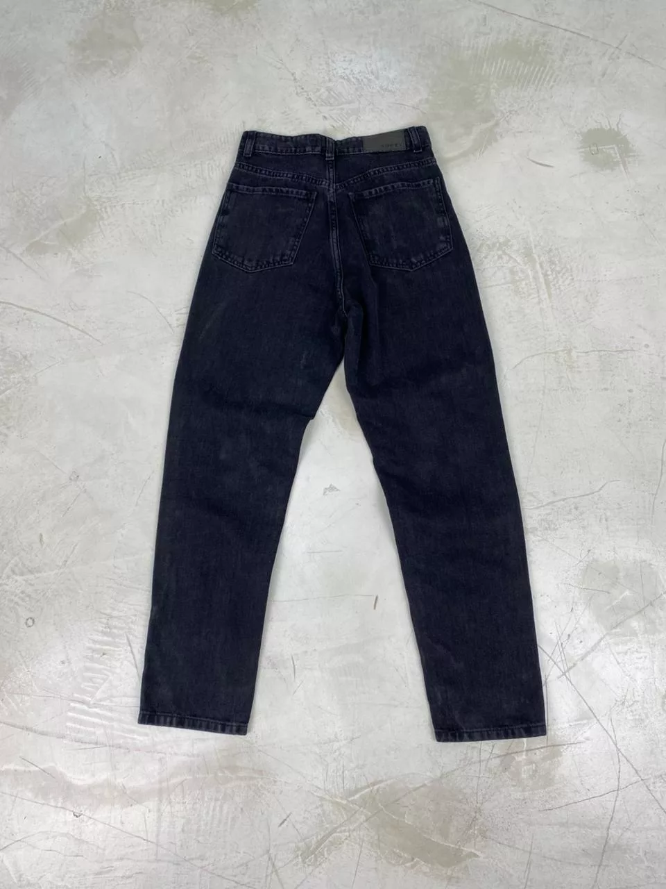 SD450 - Mom Denim Negro Rigido (Delhi) - Imagen 3
