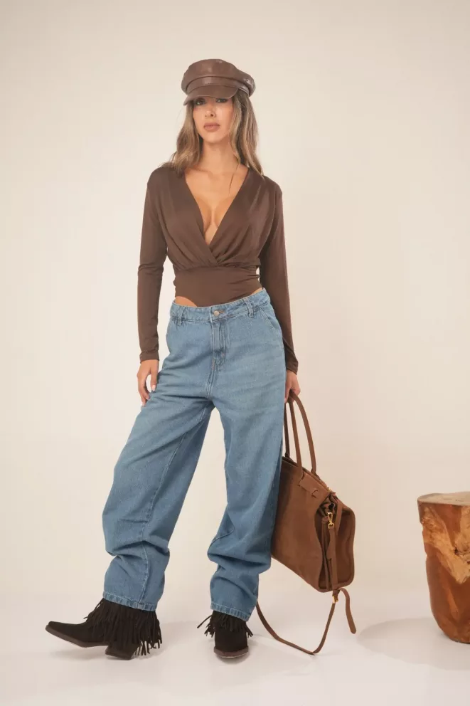 Alternative view of SD442 - Baggy Denim Azul Rígido (Kami)