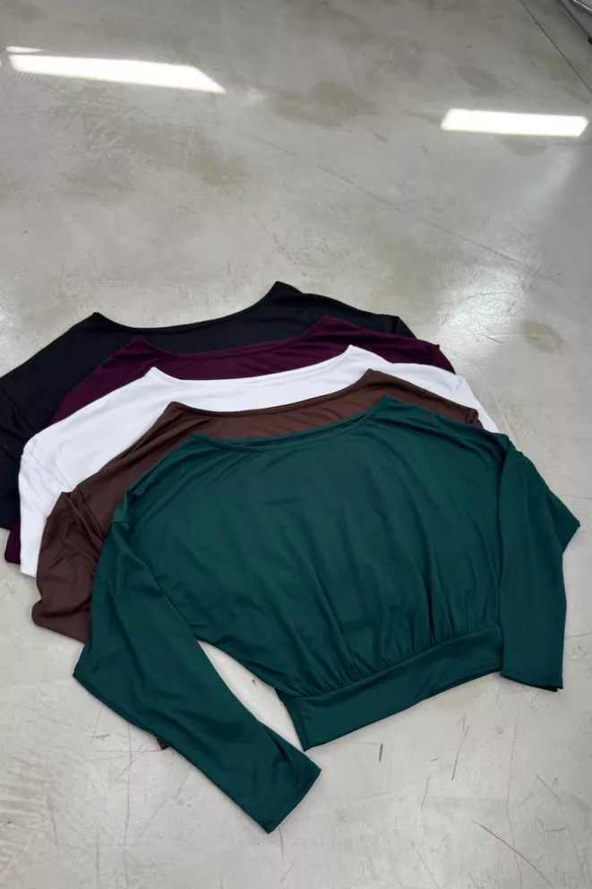 Alternative view of T844 - Top Avoria Cuello Bote Manga Larga Modal Soft