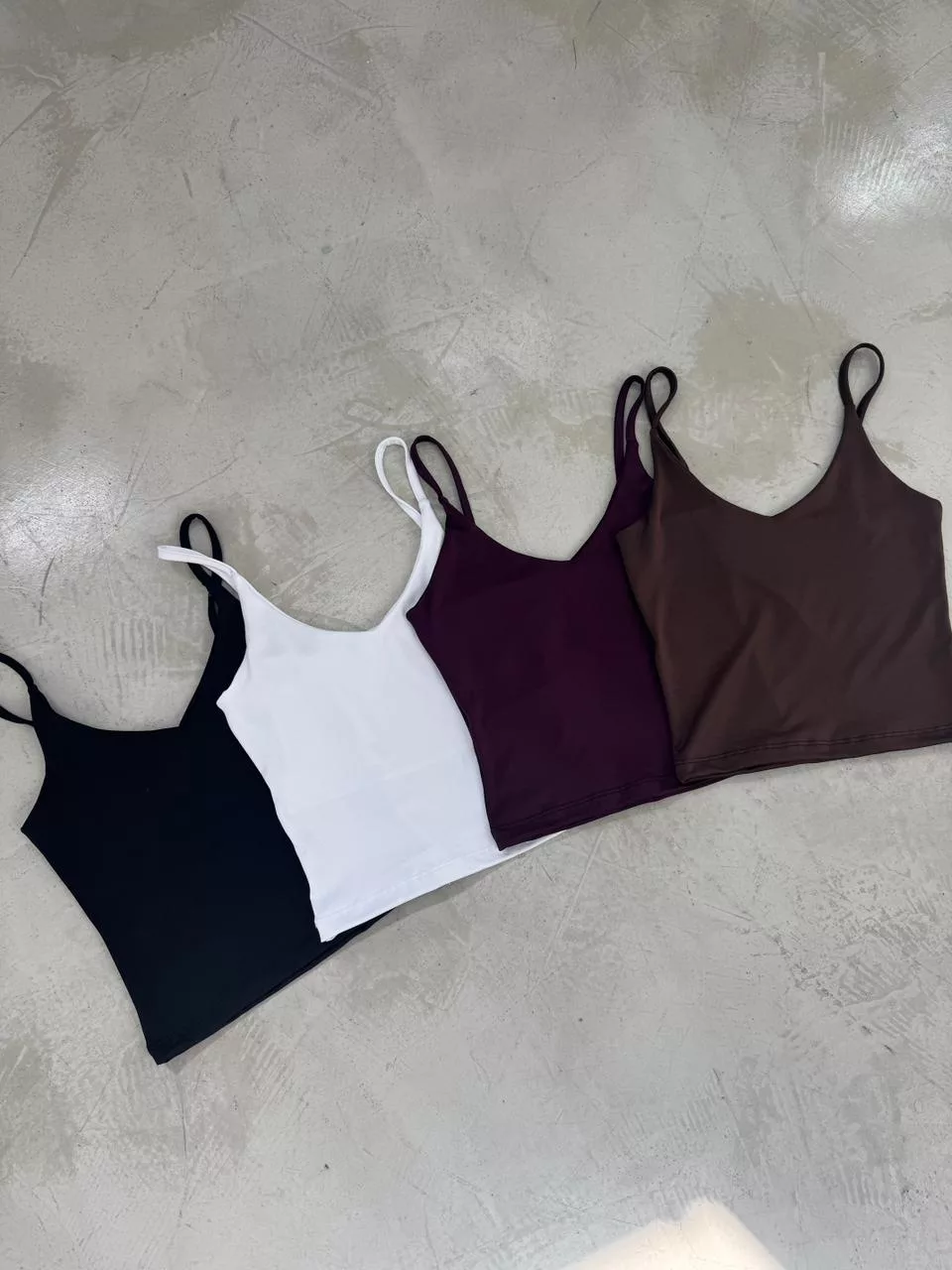 T829 - Top Kaia Basico Tirita Doble Microfibra - Imagen 2