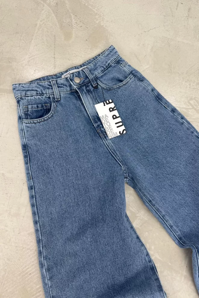 Alternative view of SD461 - Wide Leg Denim Azul Rígido (Revlon)