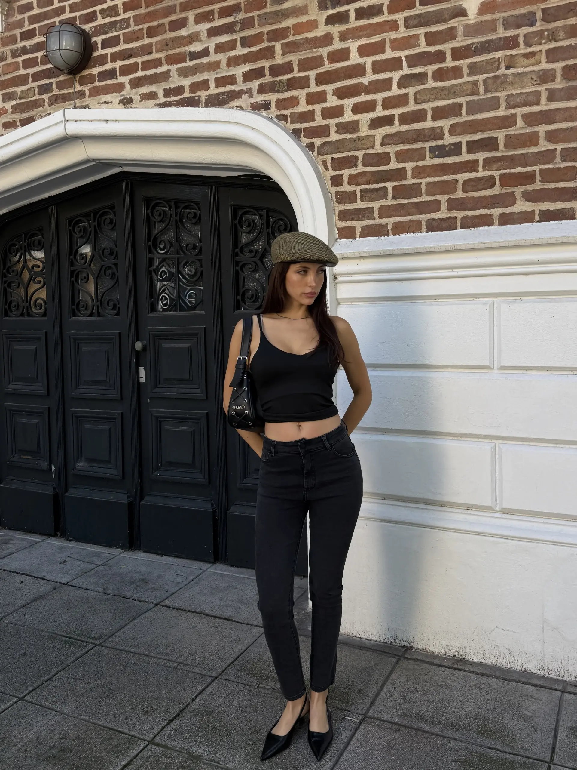 SD462 - Jean Skinny Gris Oscuro Elastizado (Alvin) - Imagen 2