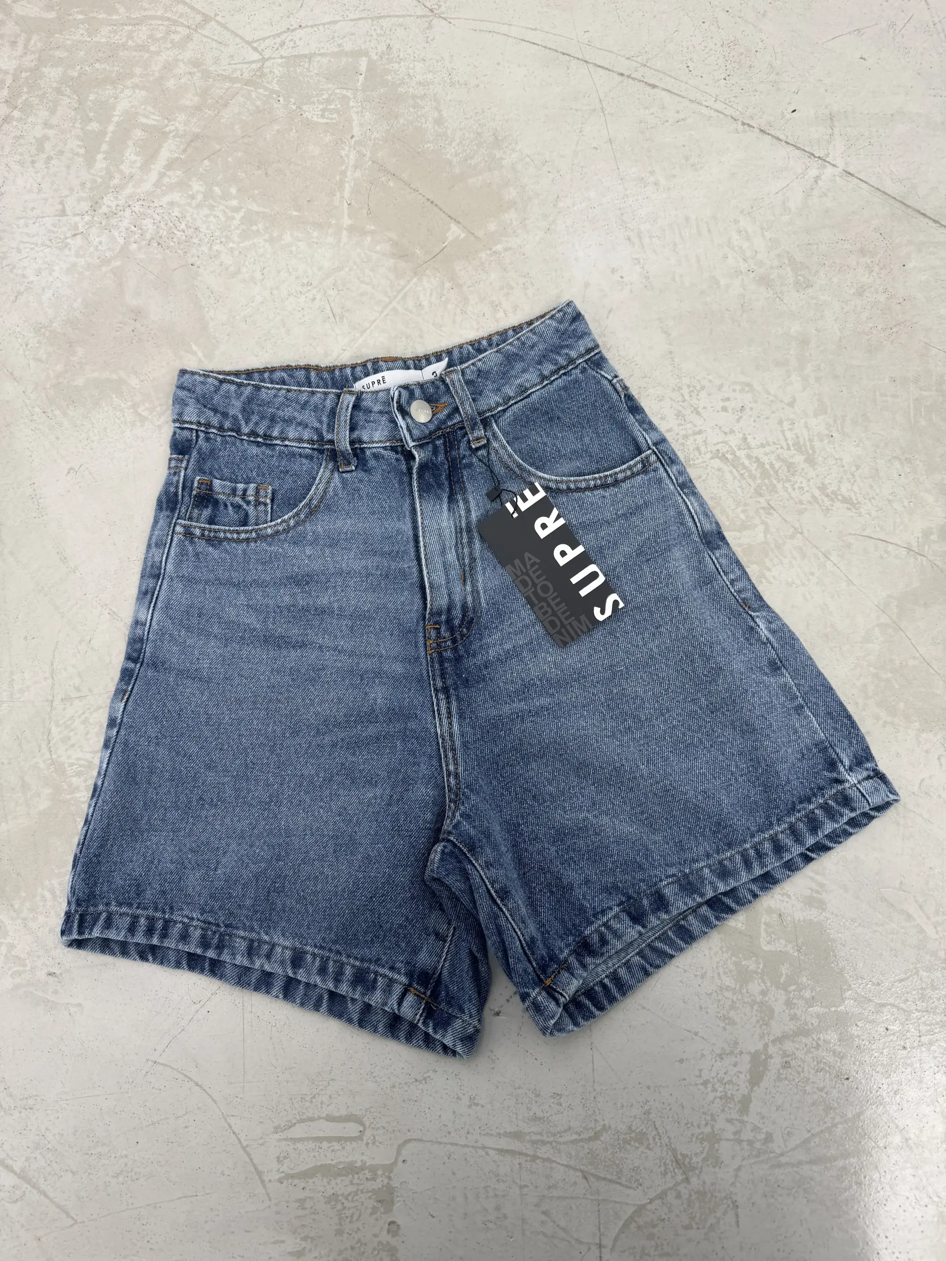 SD473 - Bermuda Denim Azul rigido (Luvira)