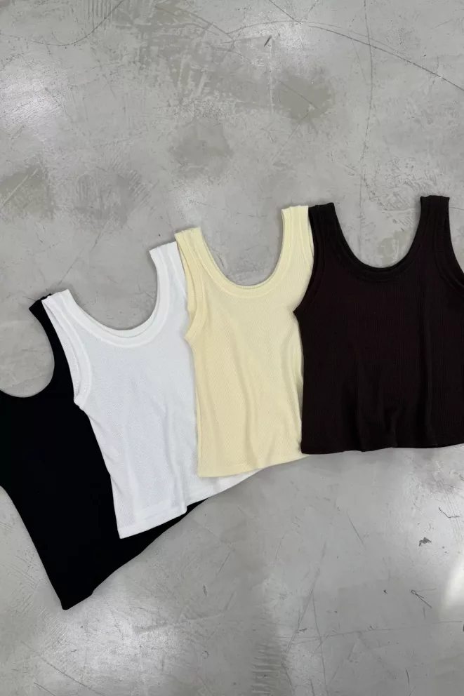 Alternative view of T875 - Musculosa Avelis Basic Waffle