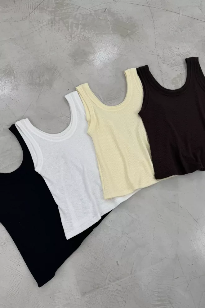 T875 - Musculosa Avelis Basic Waffle