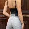 SD475 - Wide Leg Denim Rigido Gris Localizado (Virel) - Imagen 2