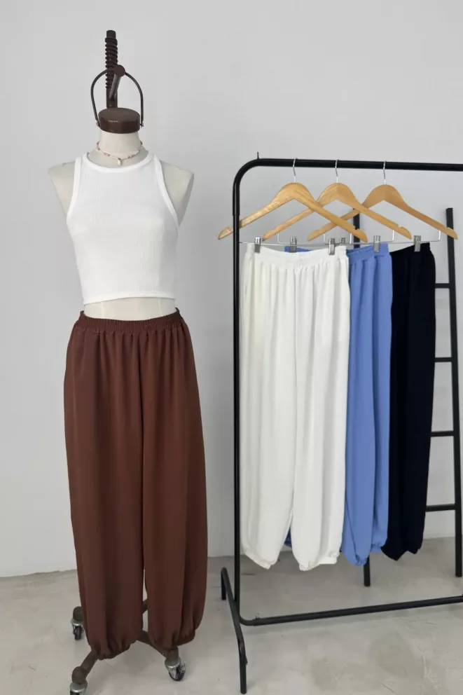 Q099 - Pantalon Bombacho Mirelia Con Bolsillos Cey