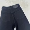SD478 - Wide Leg Denim Negro Rígido (Vittoria) - Imagen 4