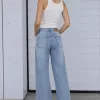SD481 - Wide Leg Denim Celeste Rígido (Alira) - Imagen 2