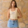 T797 - Musculosa Pomodoro Bordado Basica Morley - Imagen 2