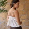 IMPS338 - Musculosa Cassis Bretel Broderie - Imagen 3