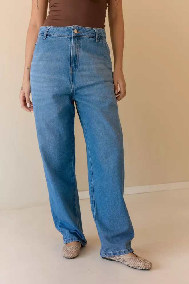 Alternative view of SD442 - Baggy Denim Azul Rígido (Kami)