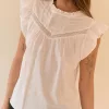 IMPS328 - Blusa Mistral Cuello Volado Alforza