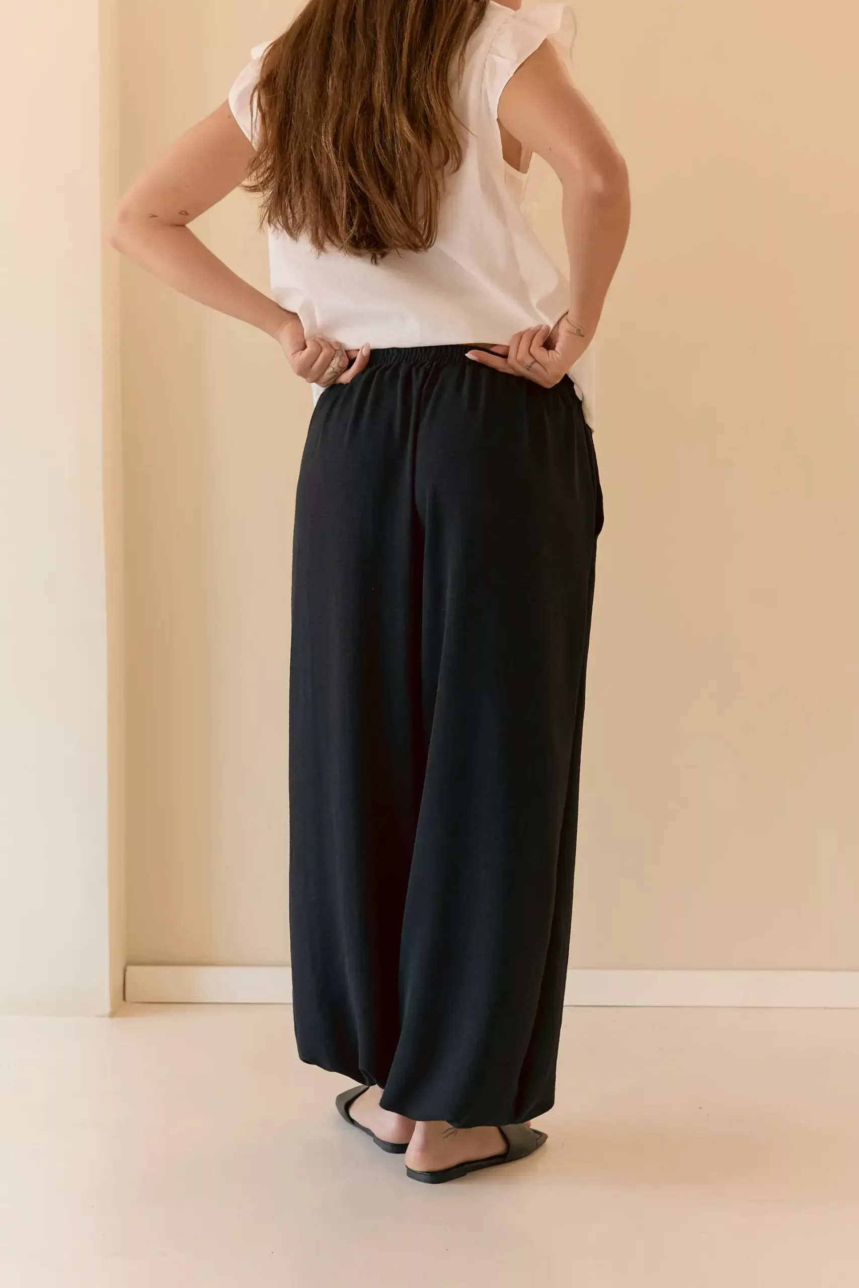 Q099 - Pantalon Bombacho Mirelia Con Bolsillos Cey - Imagen 2