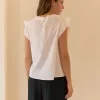 IMPS328 - Blusa Mistral Cuello Volado Alforza - Imagen 5