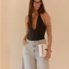 D106 - Body Nayelle Escote en V Microfibra