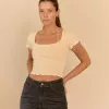 T391D - Remera Rufi Escote Cuadrado Morley - Imagen 2