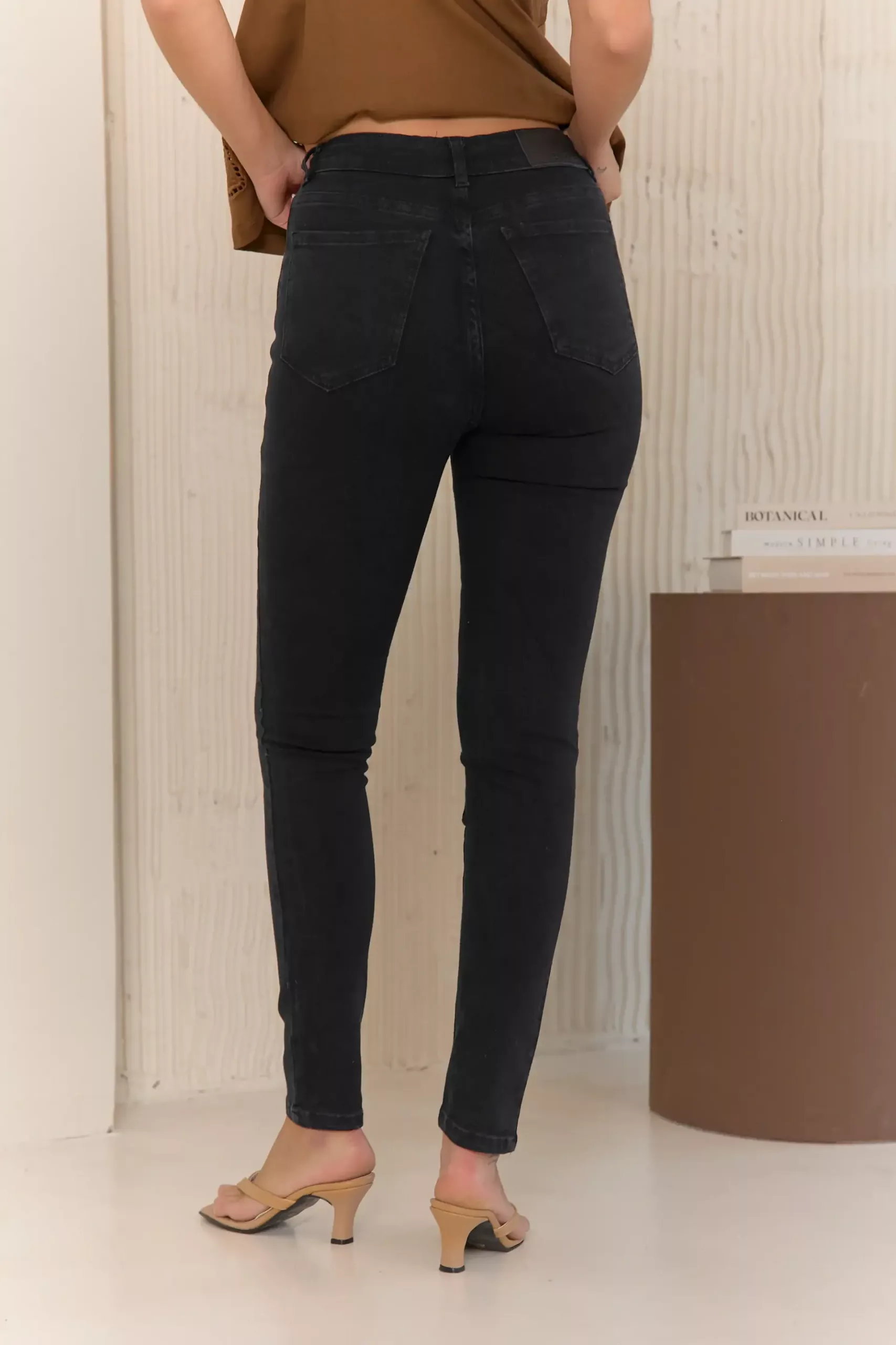 SD457 - Jean Skinny Negro Elastizado (Velune) - Imagen 3