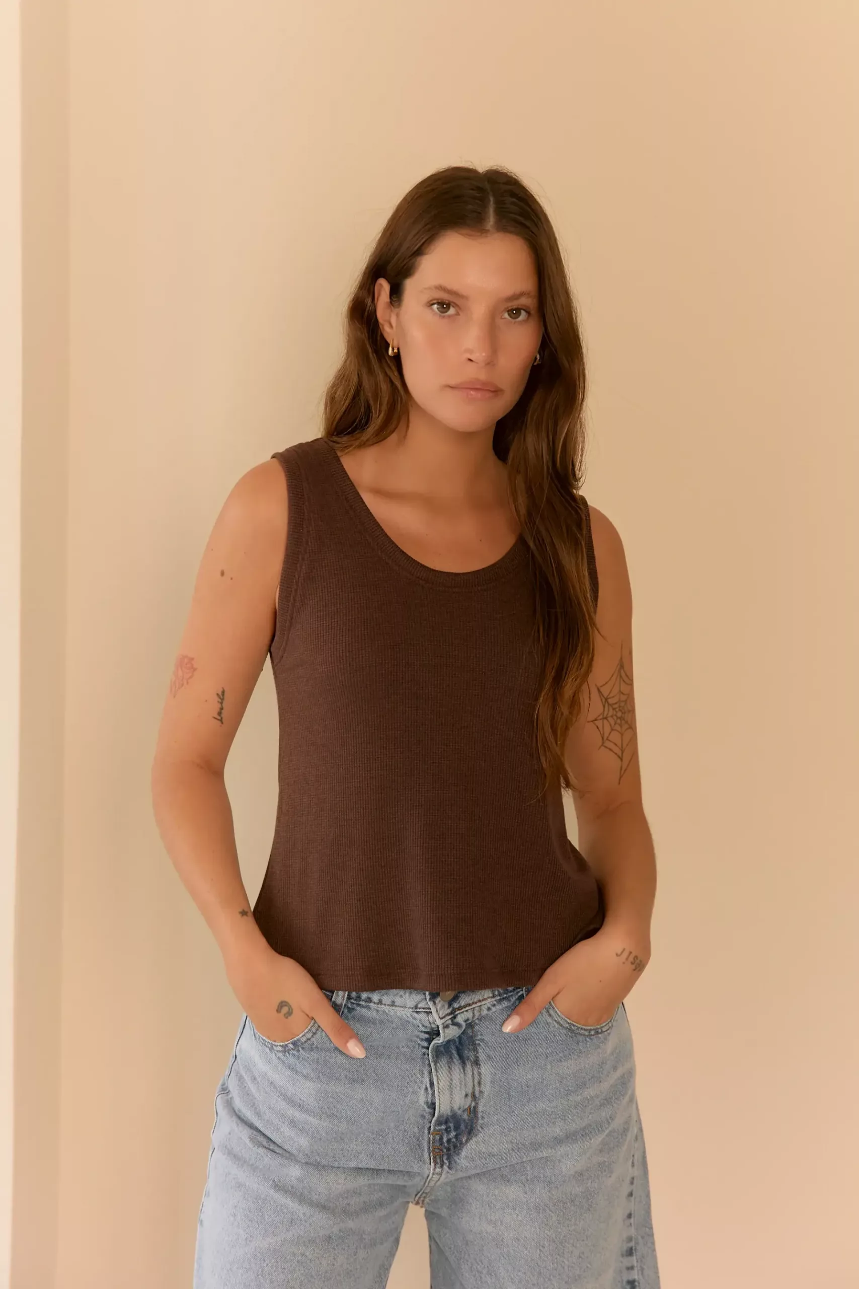 T875 - Musculosa Avelis Basic Waffle