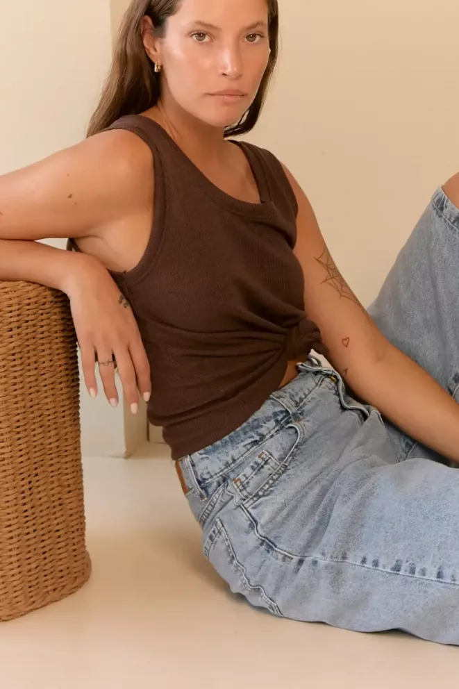 Alternative view of SD426 - Bermuda Baggy Denim Celeste Rígido (Tati)