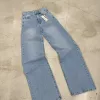 SD481 - Wide Leg Denim Celeste Rígido (Alira)