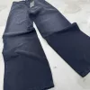 SD480 - Wide Leg Denim Negro Gastado Rígido (Maila) - Imagen 4