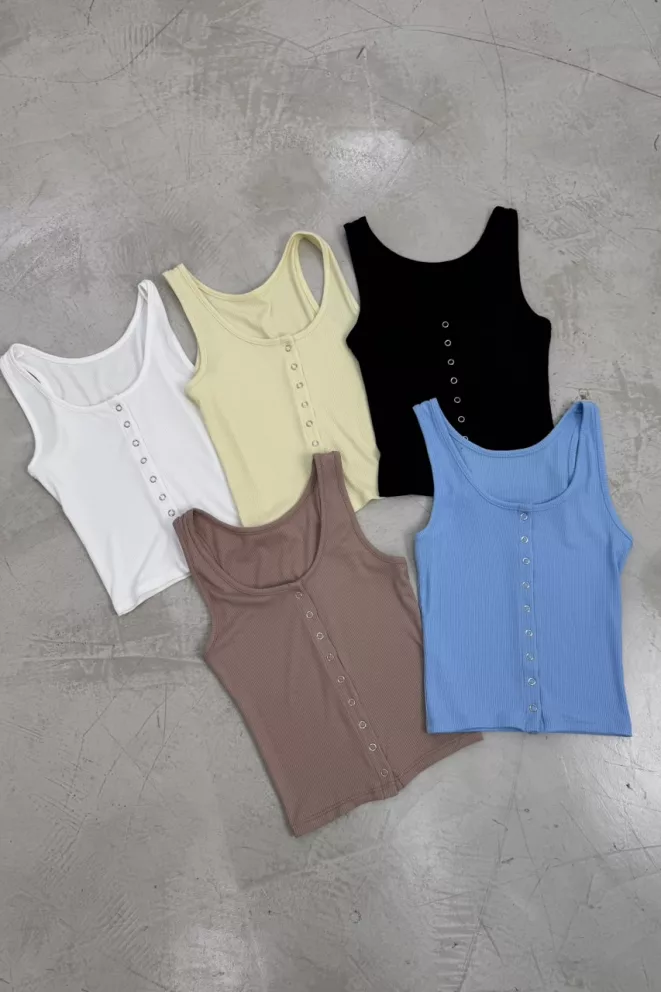 Alternative view of T854         - Musculosa Lysera Con Broche Metal Morley